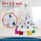 4E's Novelty 23" Prelit Mini White Christmas Tree with Lights, Ornaments, Star Topper & Gift Boxes, Small Tabletop Holiday Tree for Home Bedroom Office Decor